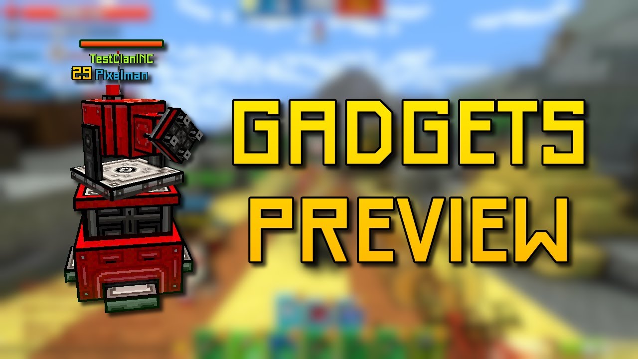 Pixel Gun World - Gadgets Preview!