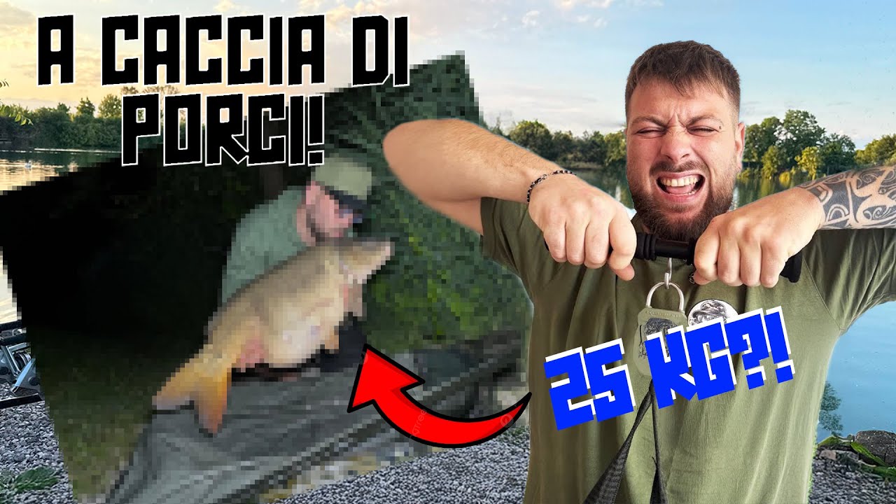 A CACCIA DI PORCI AL LAGO LE GIARETTE EP.1 | CARPFISHING