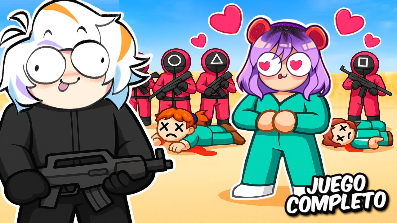 UN JUGADOR SE ENAMORA DE MI EN EL JUEGO DEL CALAMAR COMPLETO (SQUID GAME ROBLOX)