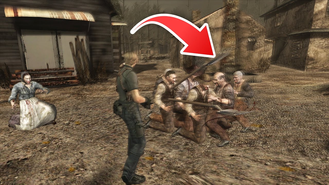 What If Leon Had Auto KICK Blow-Head Bullets? - Resident Evil 4