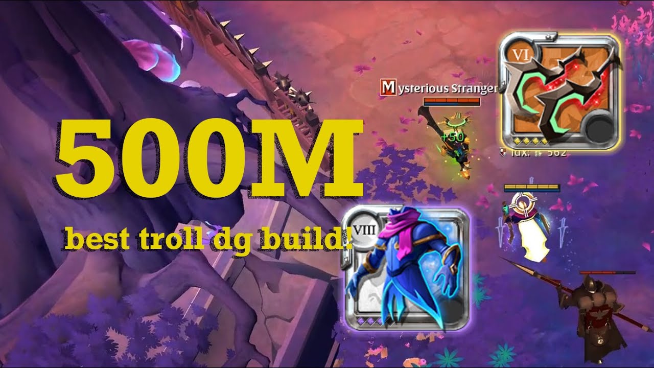 Trollest Deathgiver Build || Albion online || Solo Mist #10