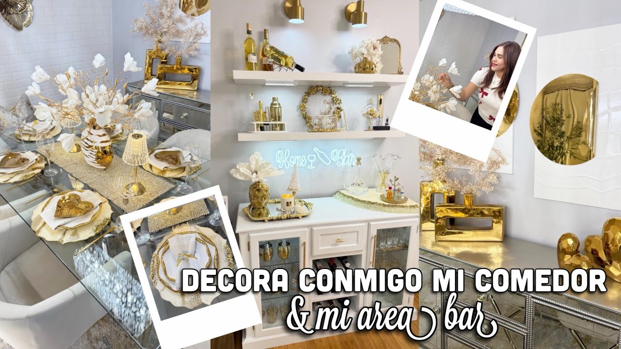 Decora conmigo mi comedor y mi area bar / 2025