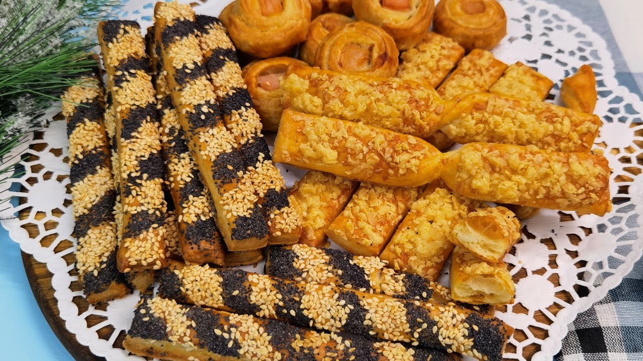Aluat in 5 min pentru saleuri foietate, saratele, fundite, rulouri. Reteta perfecta pt sarbatori!