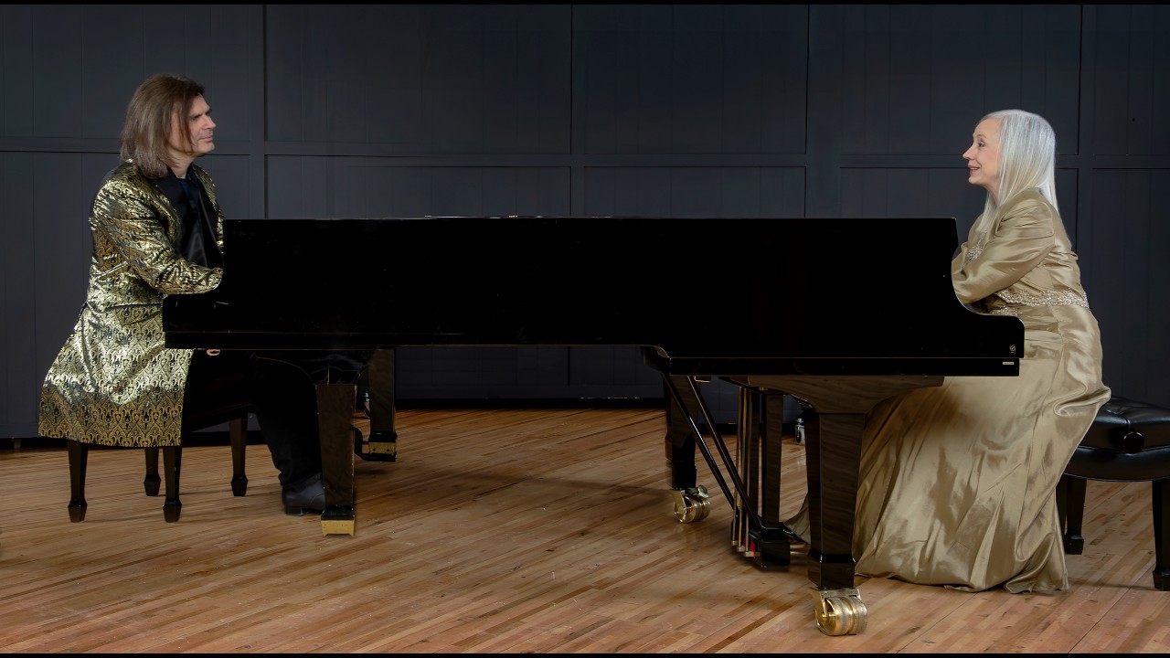 Marche, de Casse-Noisette de Tchaïkovsky, Dubois et Salov à 2 pianos