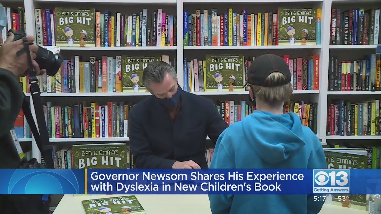 Governor Newsom Shares Experience With Dyslexia In New Children's Book