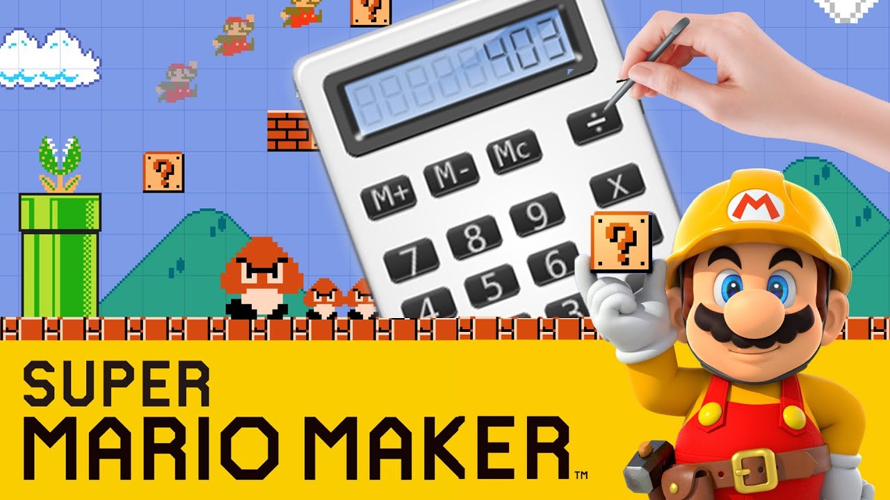 This Working Calculator in Super Mario Maker Is Amazing!