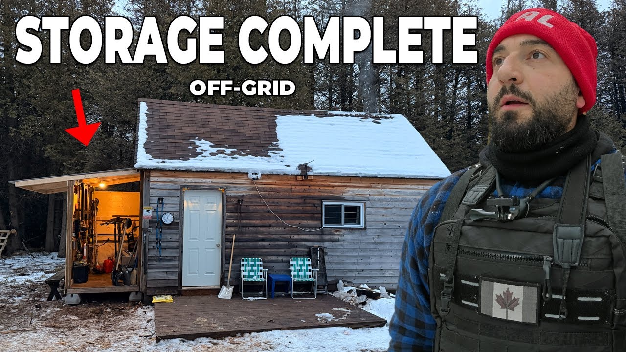 OFF-GRID Winter Storage Build Gone Wrong | How I Fixed It