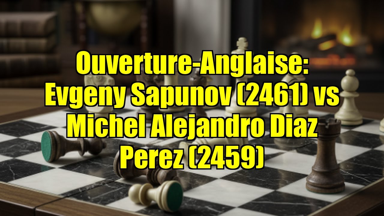 Ouverture-Anglaise: Evgeny Sapunov (2461) vs Michel Alejandro Diaz Perez (2459)