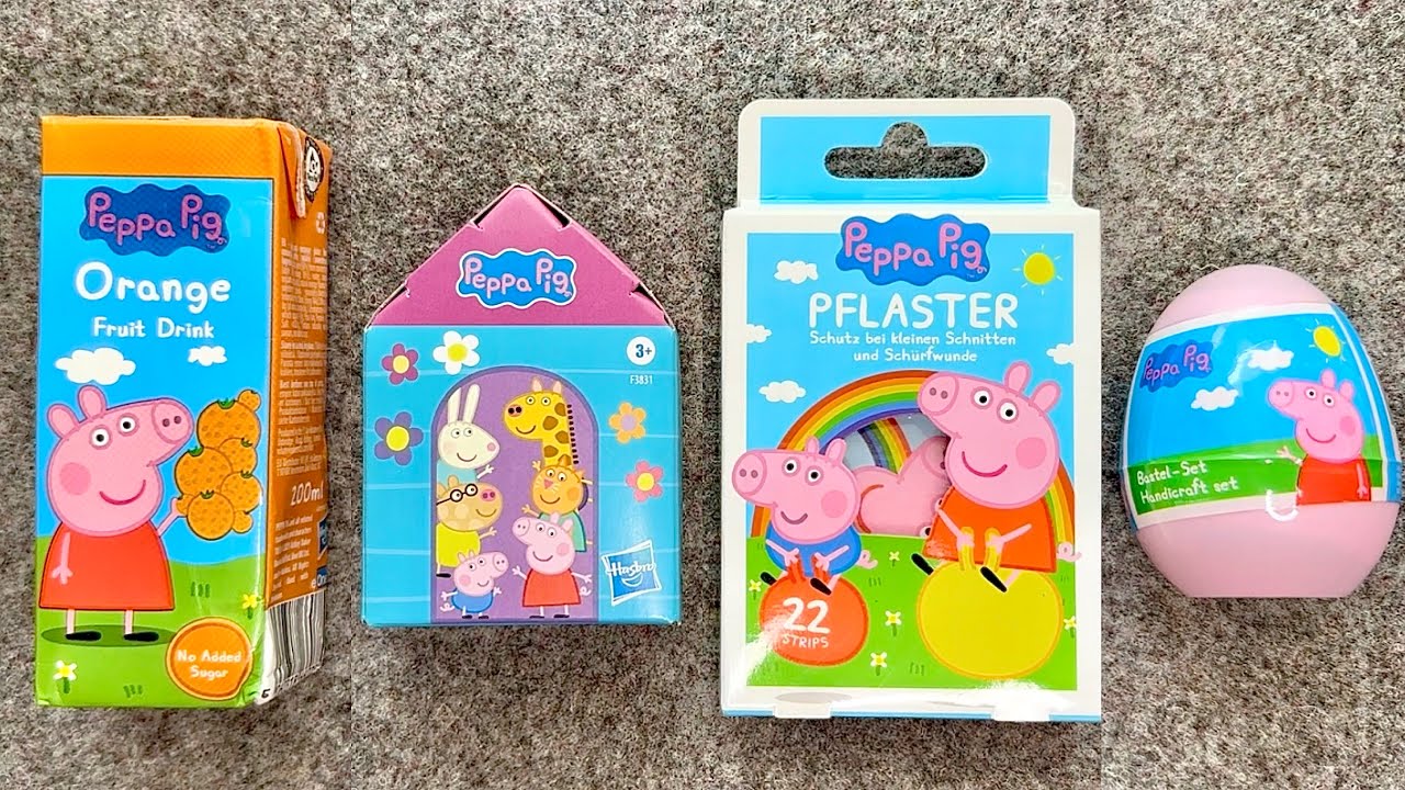 PEPPA PIG satisfying Candy ASMR | Funny Sweets and Toys Opening