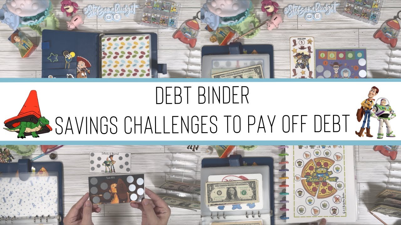 Debt Binder | Savings Challenges | Cash Stuffing | Debt Free Journey