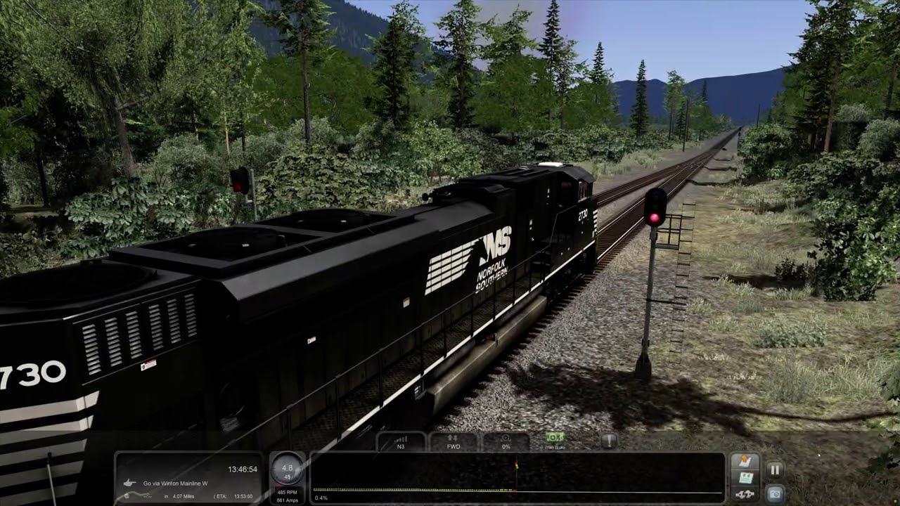 Train Simulator 2021 - [EMD SD70M-2] - East Across Stevens Pass Pt 4 [Merrit to Malaga] - 4K UHD