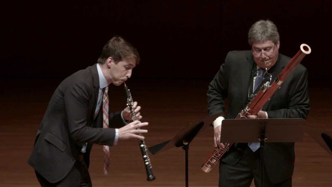 Ibert: Cinq pièces en trio for Oboe, Clarinet, and Bassoon IV. Andante
