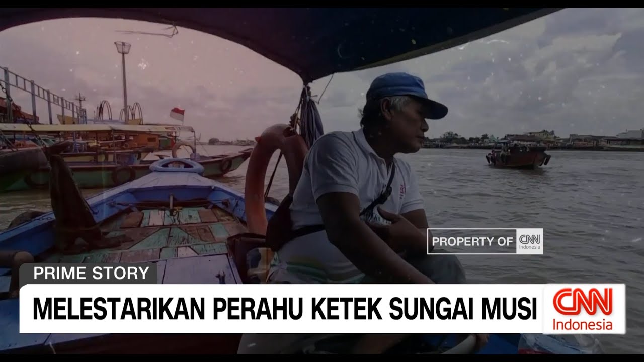 Merawat ‘Hidup’ Perahu Ketek Sungai Musi