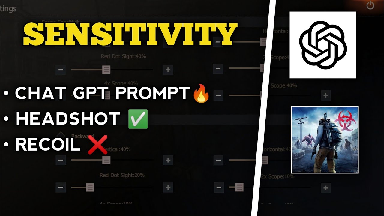 How to Make Perfect Lios Sensitivity Settings Using ChatGPT AI | Dark Illusion