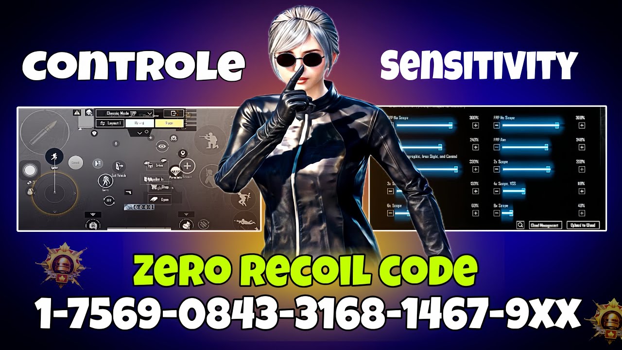NEW UPDATE 4.2 code🔥BEST SENSITIVITYCODE + CONTROL SETTINGS BGMI/PUBGMOBILE✔️