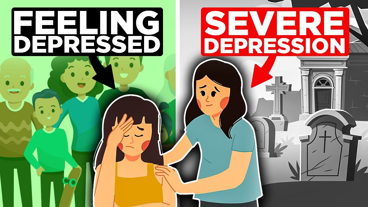Severe Depression VS Feeling Depressed | How To Tell If You Have Major Depressive Disorder