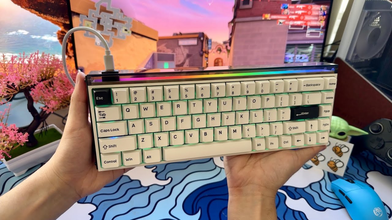 Um dos Melhores Teclado Magnetico que j&aacute; testei - MelGeek MADE68 Ultra