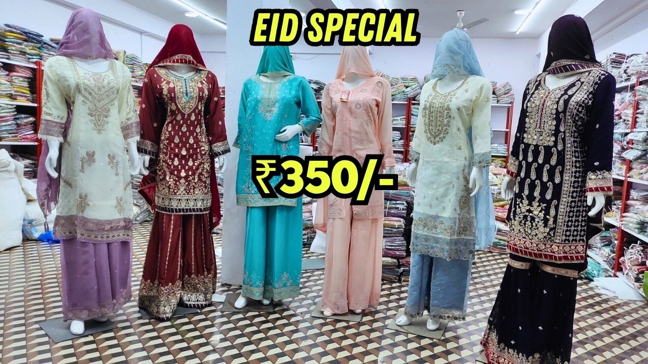 Readymade Suits ₹350/- ONLY 3 DAYS SALE! Charminar Wholesale Hyderabad