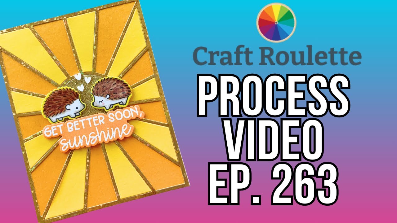 Craft Roulette Challenge #263 🎨 Can I Make It Work? | Hedgehog Card Edition