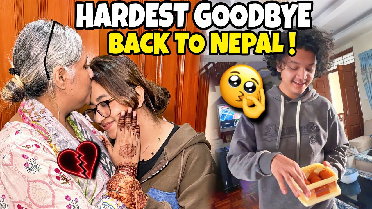 BEEMAR HOKEY NEPAL RETURN ✈️ 20 HOURS KA SAFAR! #alizehjamali 