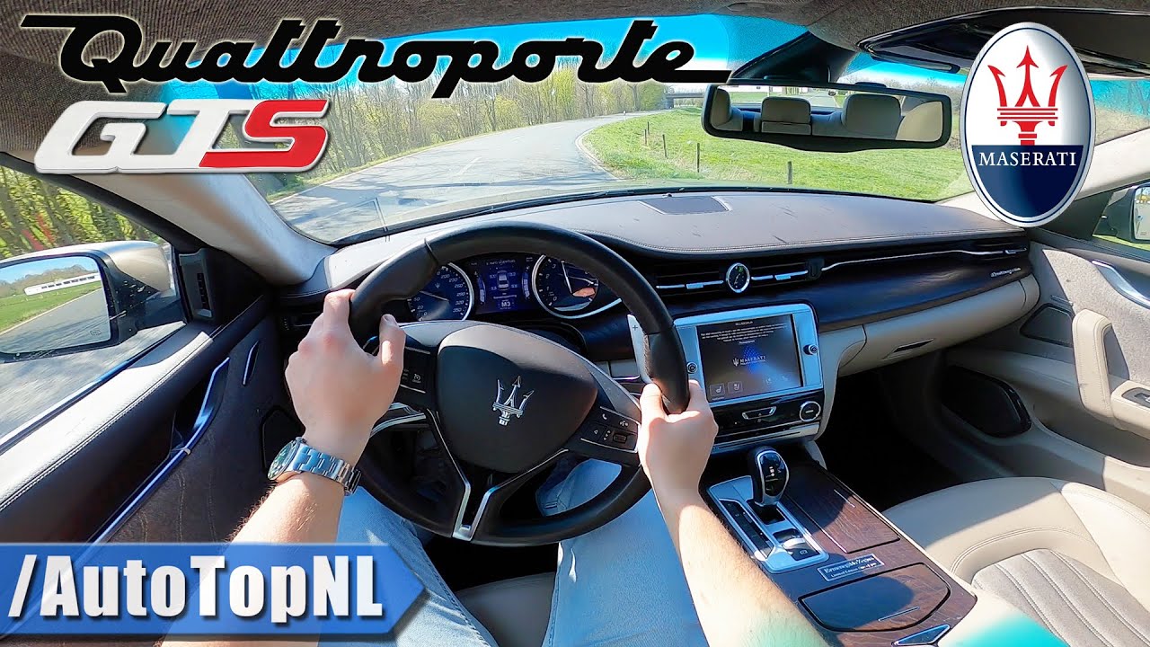 Maserati Quattroporte GTS 3.8 V8 BiTurbo POV Test Drive by AutoTopNL