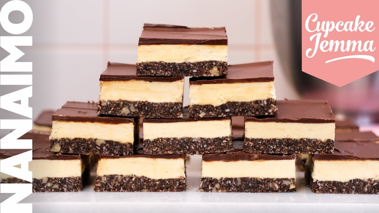 Nanaimo Bar Recipe | Quick, Easy and Crazy Delicious | Cupcake Jemma