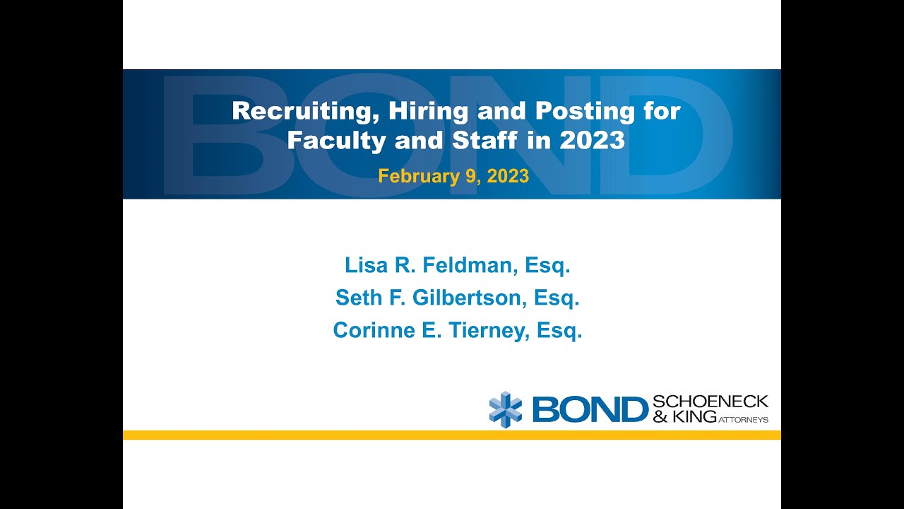 Higher Education: Recruiting, Hiring and Posting for Faculty and Staff in 2023