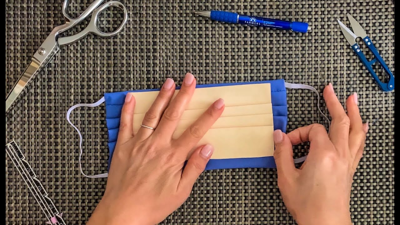How to make Paper Templates for Pleated Face Mask