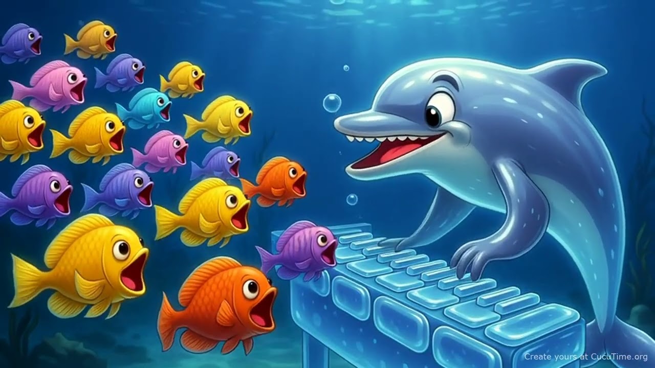 The Dolphin’s Bubble Piano