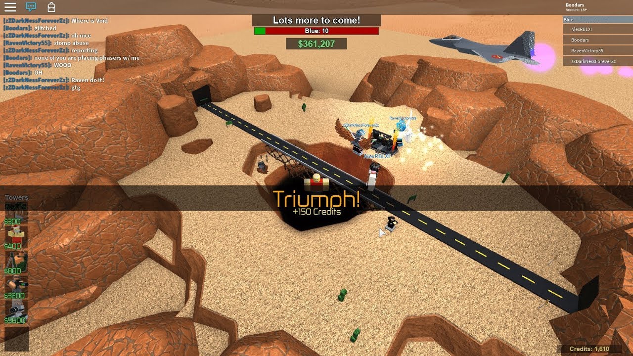 Roblox Tower Battles - Dead End Valley Quad-Op Triumph