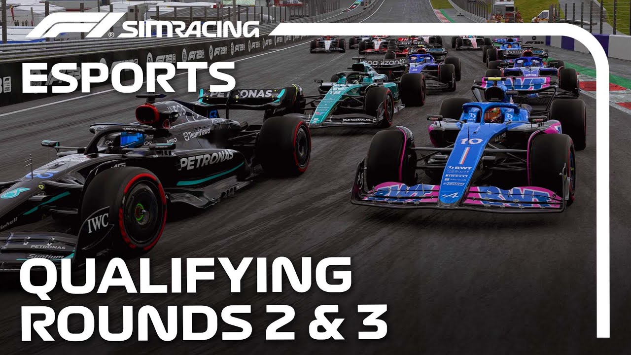 Qualifying I F1 Sim Racing World Championship 2023/2024 I Round 2 & 3 I Jeddah & Spielberg