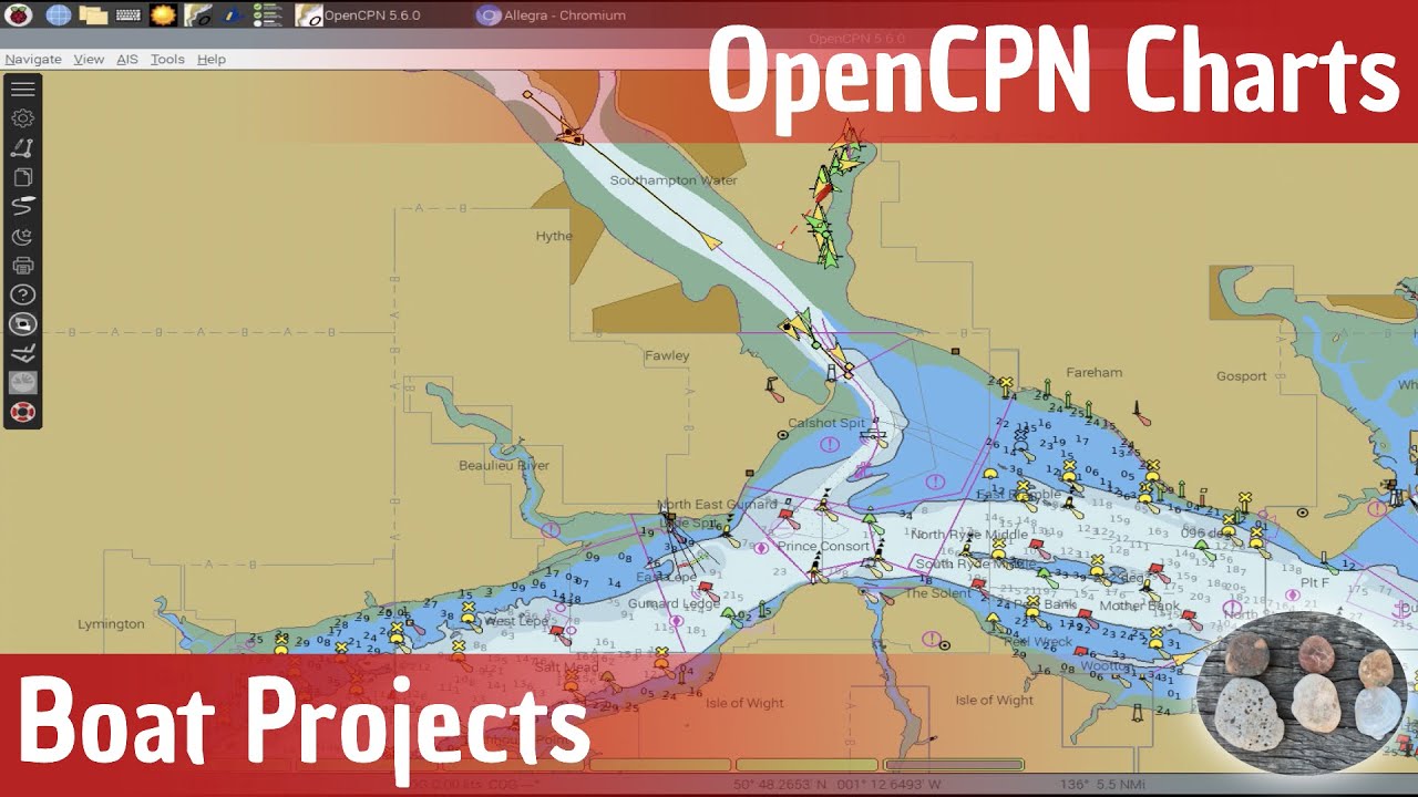 OpenPlotter - Установка диаграмм OpenCPN