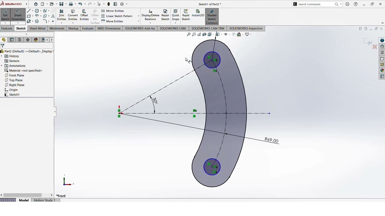 Solidworks_Features! Tutorial02_Extrude Bose & Cut