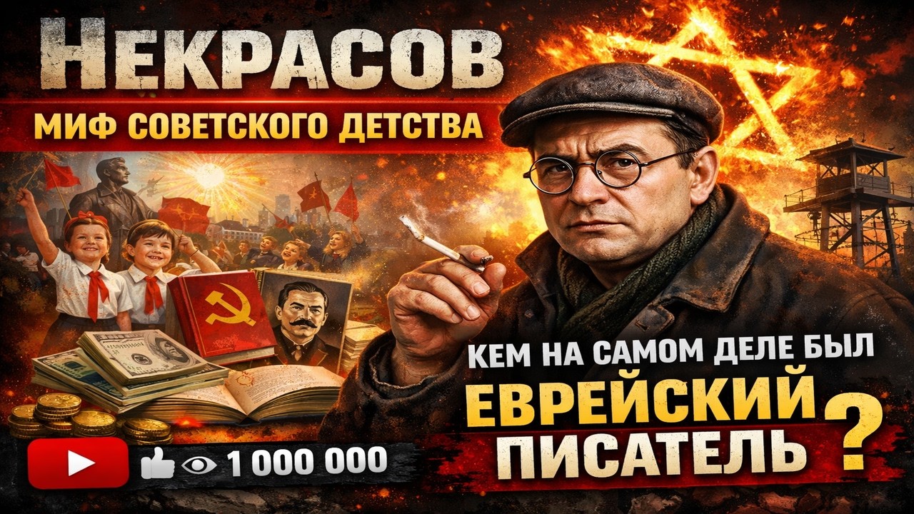 Некрасов МИФ советского детства   Кем На Самом Деле Был Еврейский Писатель