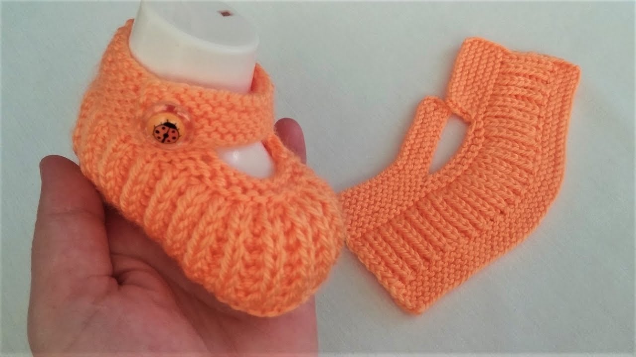 bebek patiği yapılışı / kolay bebek patiği modelleri / selanik patik modeli
