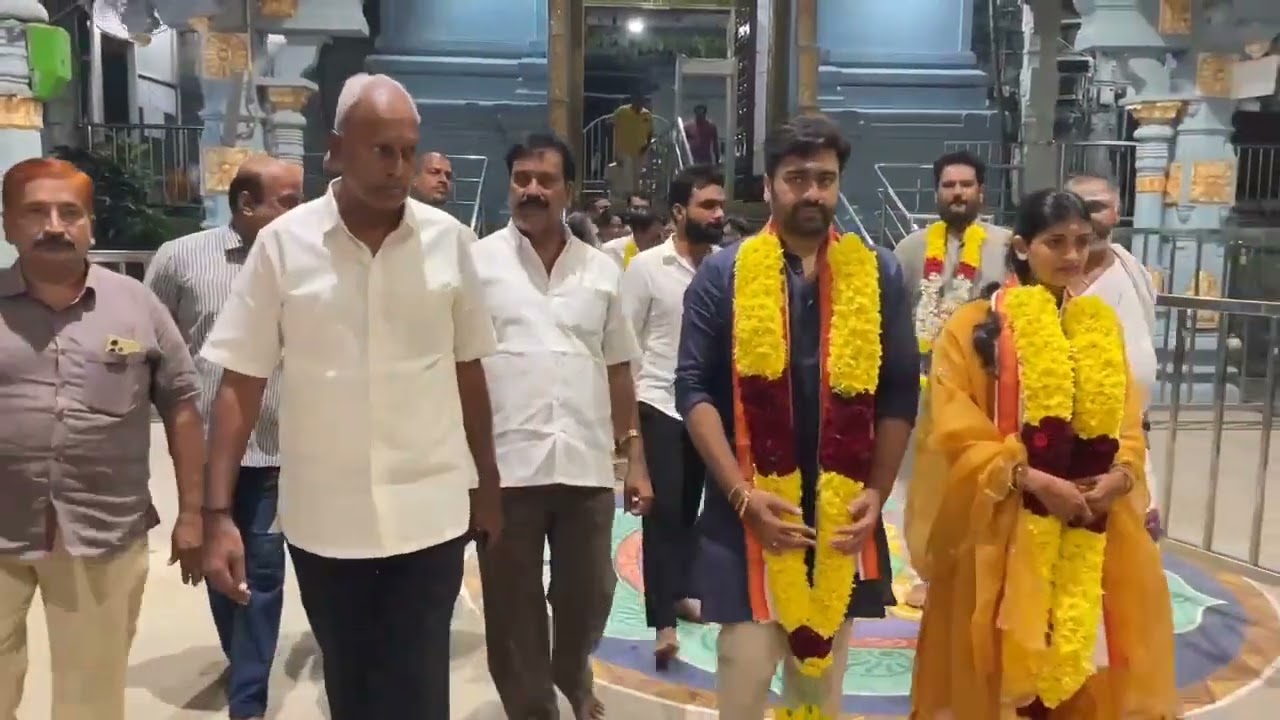 శ్రీ నారా రోహిత్#నూతన వదు వరులు #శ్రీ కే మురళి మోహన్ గారు  #M. L. A #శ్రీ వరసిద్ధి వినాయక స్వామి 