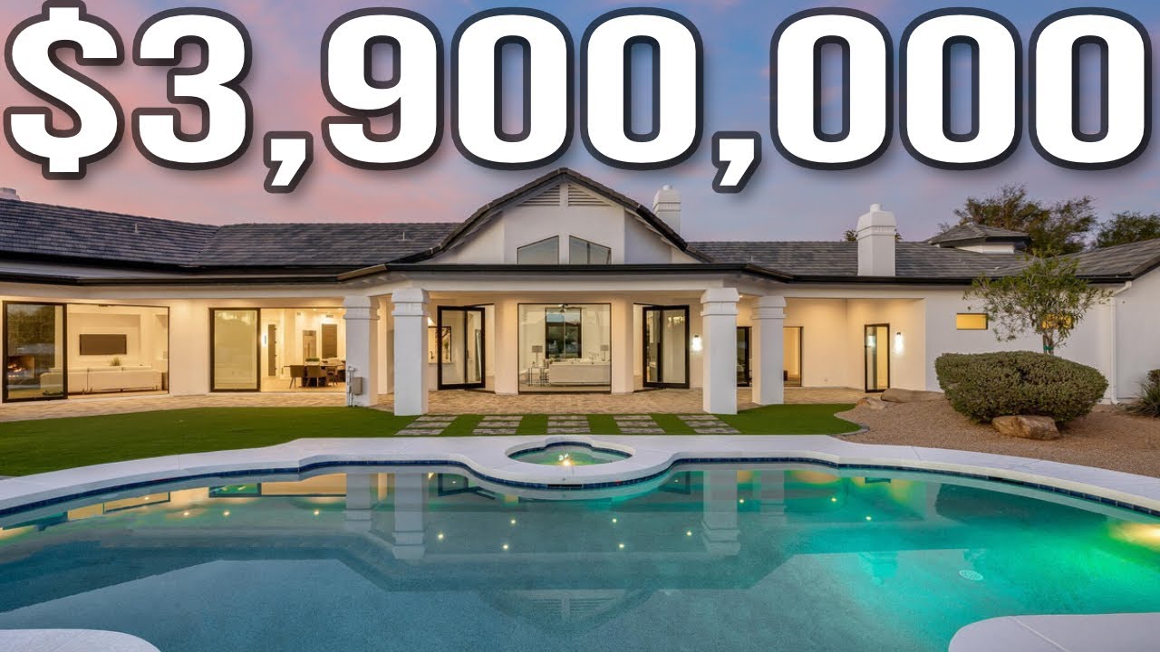 Touring a $3,900,000 Fully Renovated House in Scottsdale Arizona