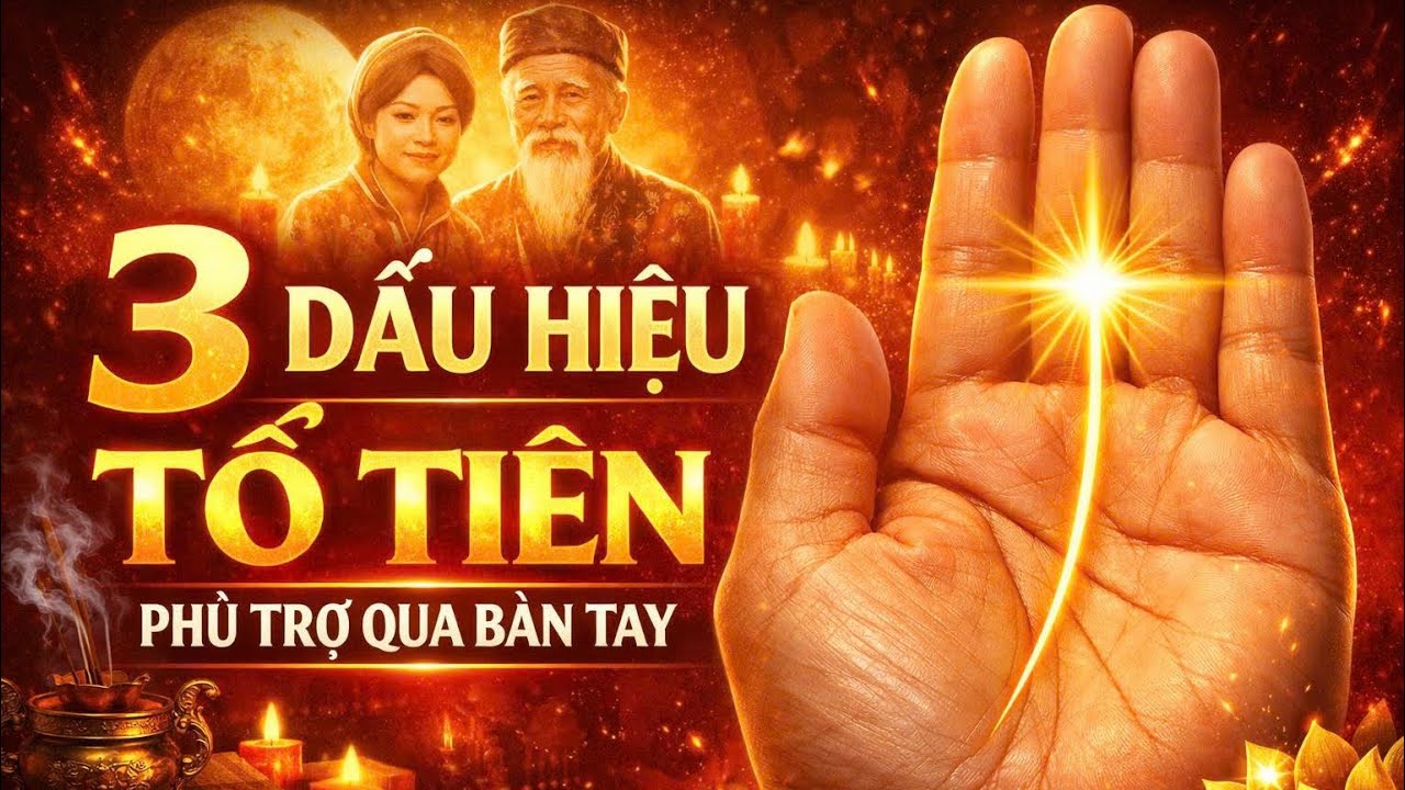 Ba dấu hiệu tổ tiên đang phù trợ bạn qua bàn tay không phải ai cũng nhận ra