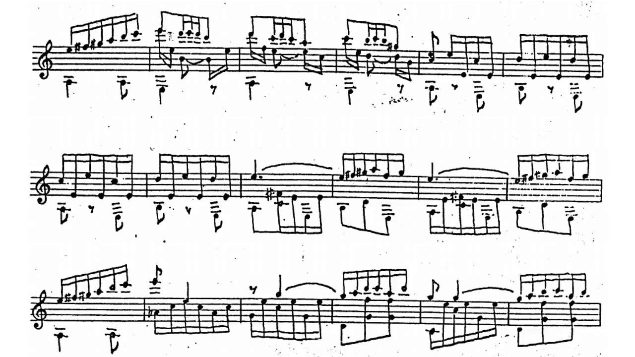 Manuel de Falla - La vie Bréve for guitar (Arr. Keigo Fujii) - Score video