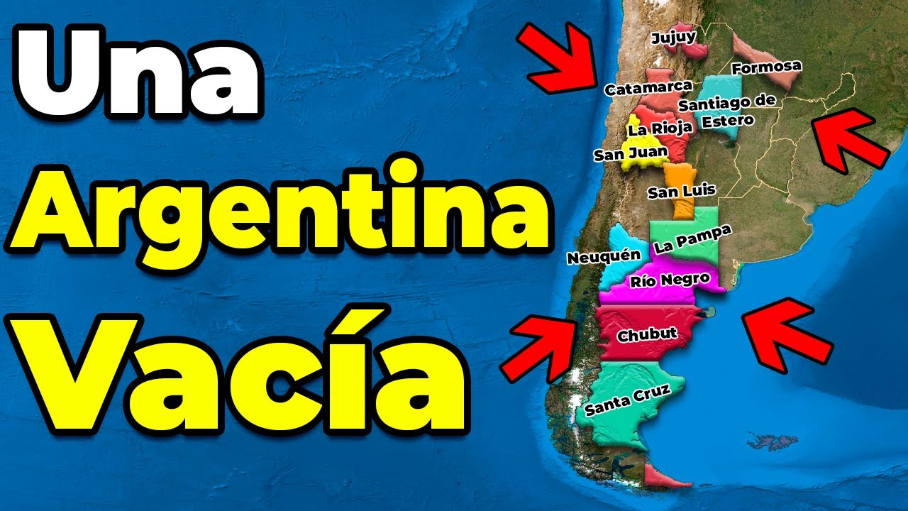 Las 13 provincias vacías de Argentina