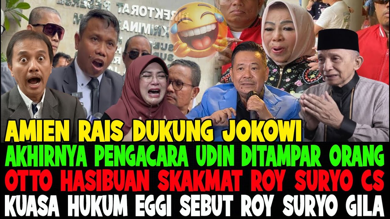 JADI NGAKAK..!! PENGACARA EGGI SEBUT ROY SURYO GILA 😂 PENGACARA UDIN NGAMUK DITAMPAR ORANG 😂