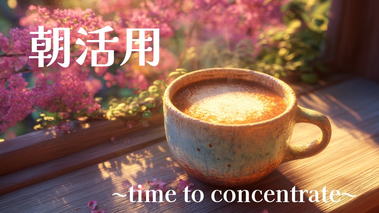 【作業用BGM】Morning Deep Focus｜朝に強くなるカフェLOFI ｜Cafe Study Music｜120min