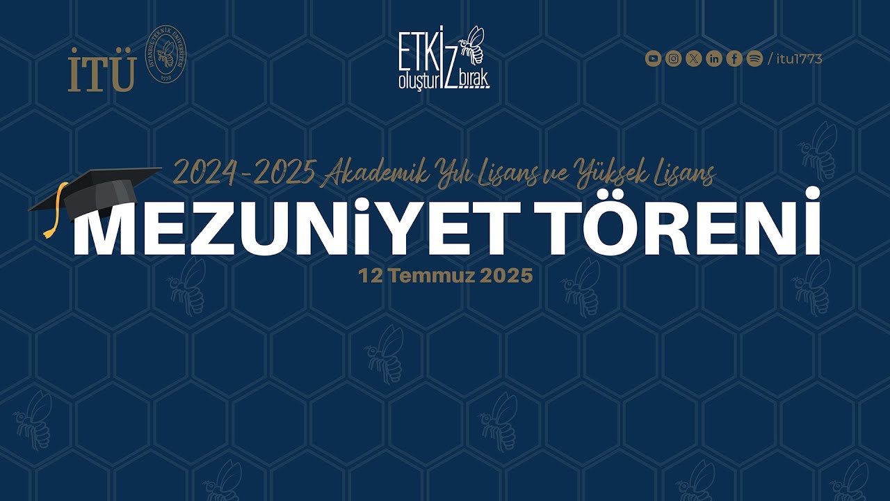 2024-2025 Akademik Yılı Lisans ve Yüksek Lisans Mezuniyet Töreni