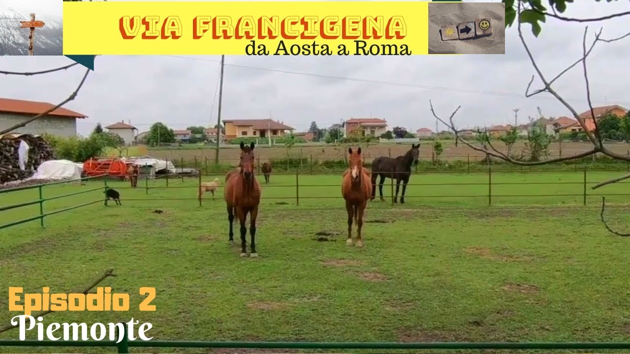 Via francigena da Aosta a Roma /ep.2 :  Piemonte