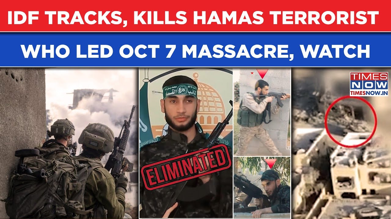 IDF Tracks, Kills Top Hamas Terrorist Who Led Brutal Oct 7 Massacre| Israeli Jets Rain Hell In Gaza