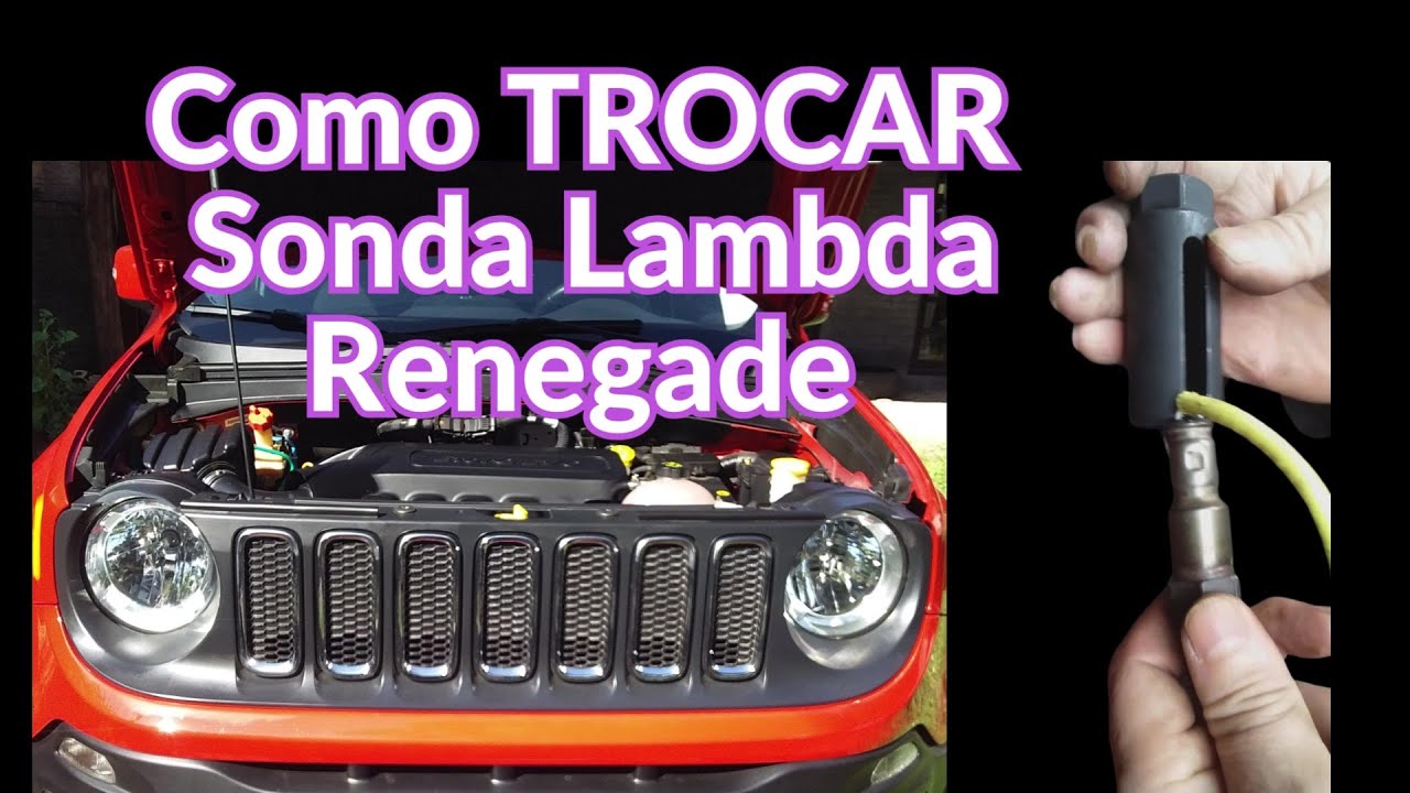 Como TROCAR a Sonda Lambda RENEGADE: na Garagem de CASA...