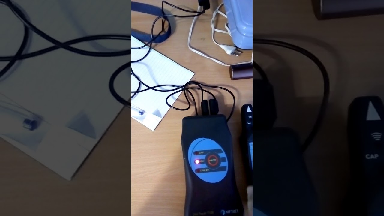 LINE TRACER MI 2093, поиск обрыва электропроводки в стене