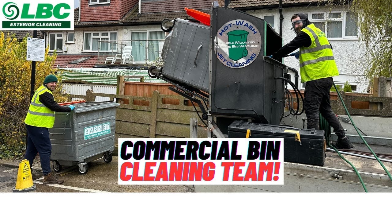 Cleaning Up London: Our Commercial Bin Cleaning Team At Work