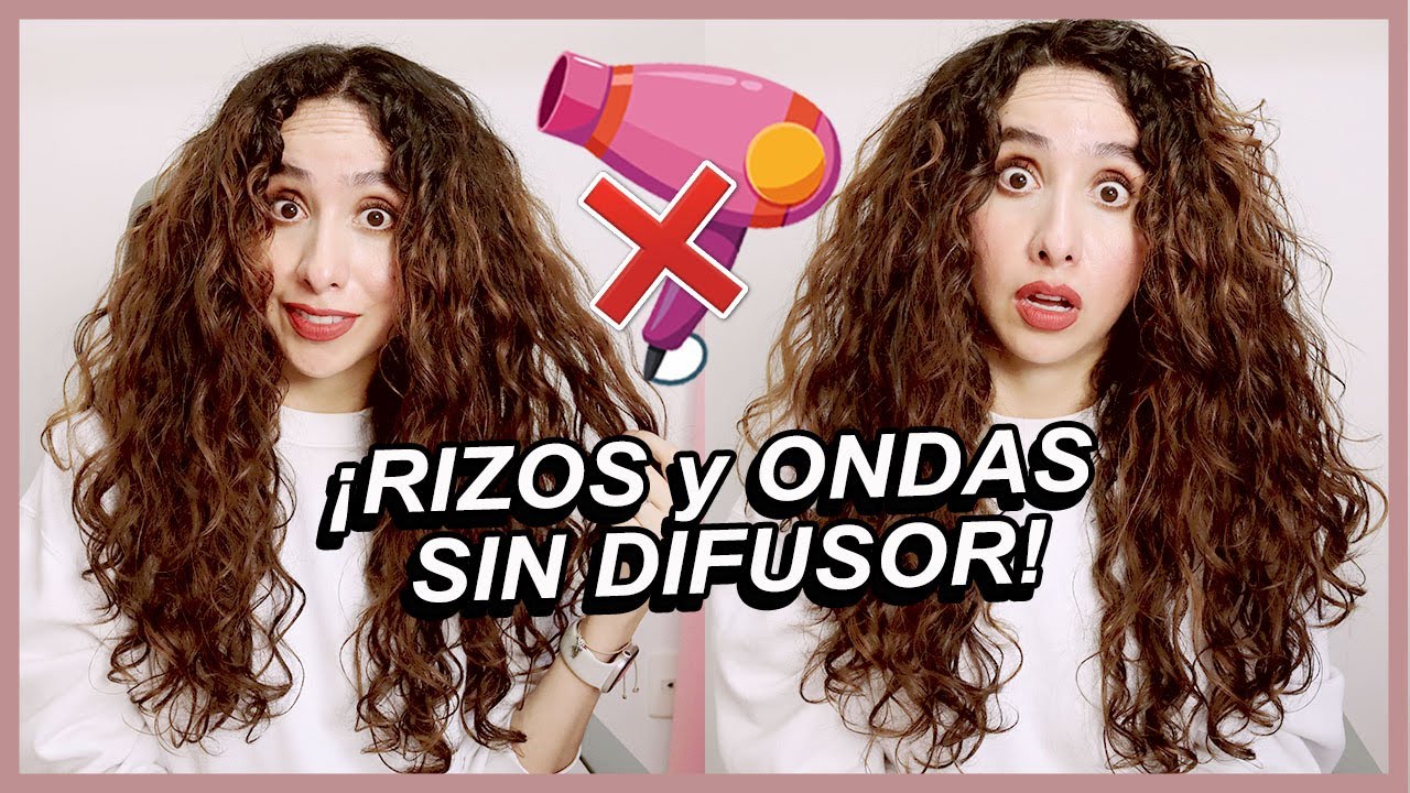 Cómo definir el cabello ondulado o rizado sin difusor 🔥 (Rutina Completa) 