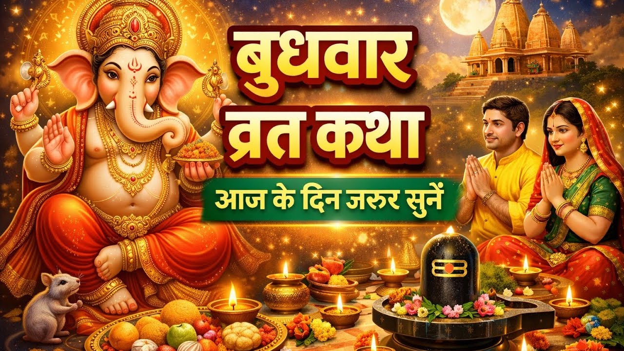 Budhwar pradosh vrat katha - बुधवार प्रदोष व्रत कथा 🙏 बुधवार प्रदोष व्रत की कहानी 